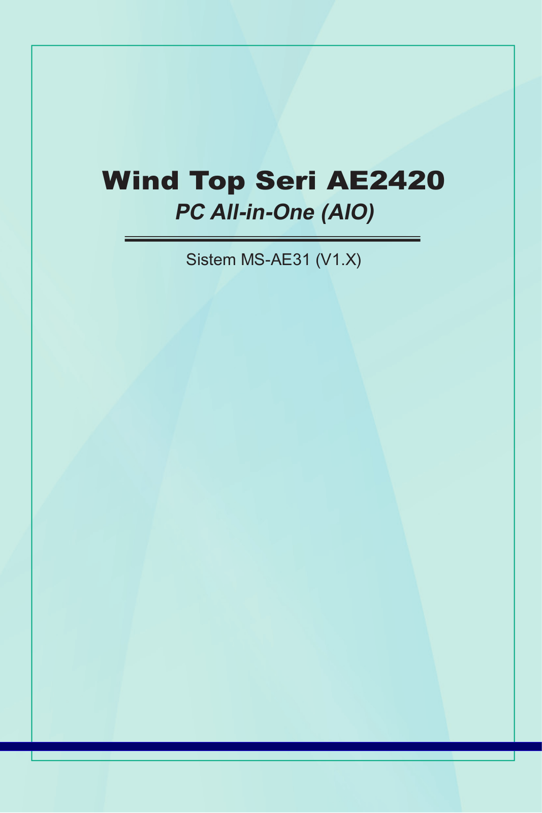 Msi WIND TOP AE2420 User Manual