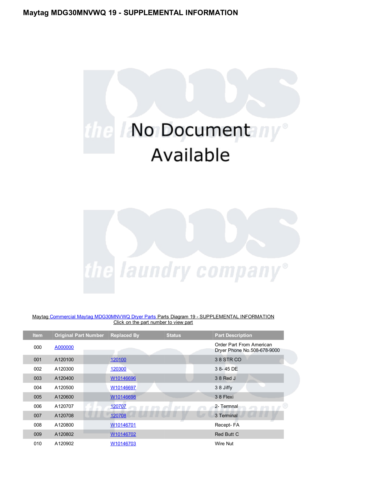 Maytag MDG30MNVWQ Parts Diagram