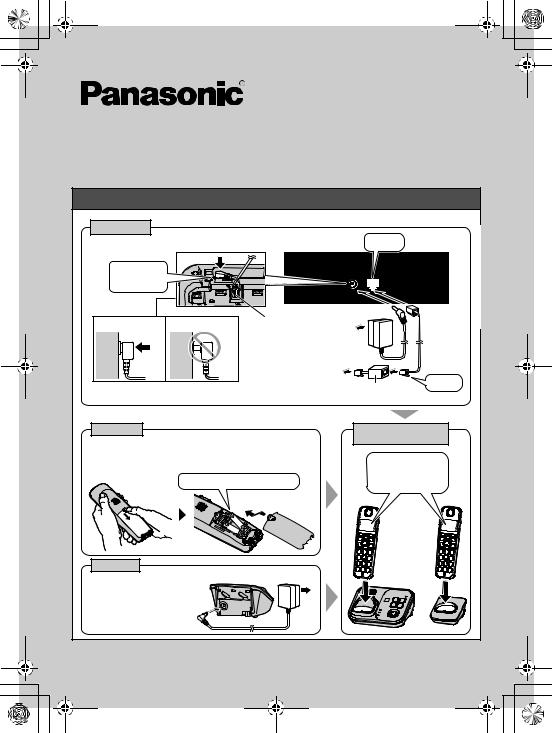 Panasonic KX-TG294SK, KX-TG263SK, KX-TG273SK QUICK START GUIDE