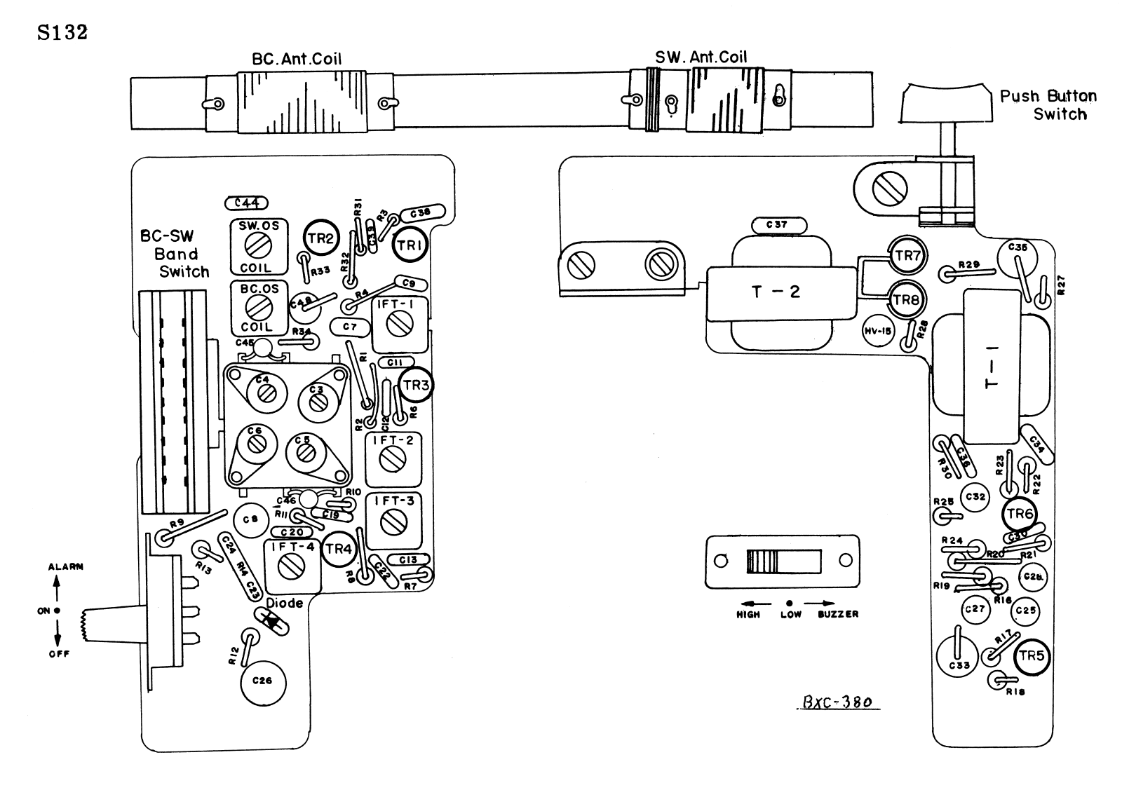 Sharp BX-380 Cirquit Diagram