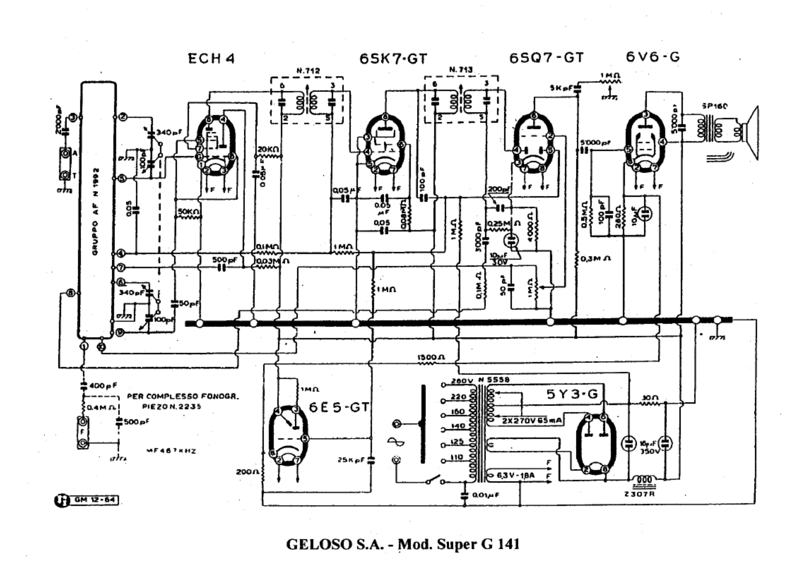 Geloso g141 schematic