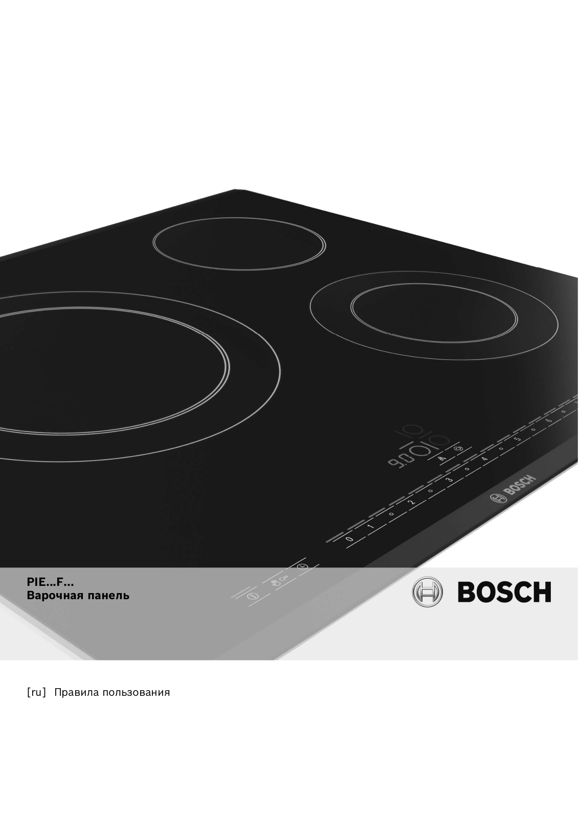 Bosch PIE611F17E User manual