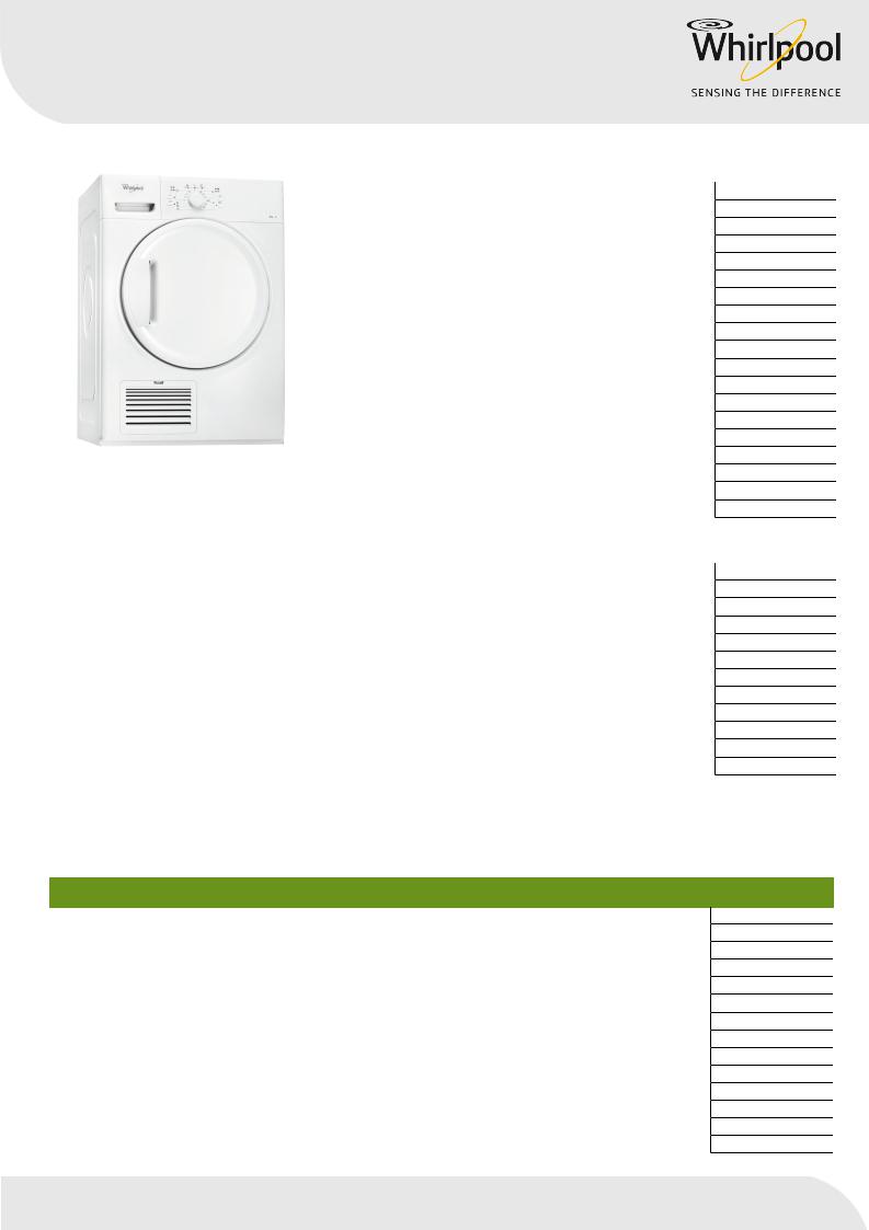 Whirlpool DDLX 80113 ENERGY LABEL