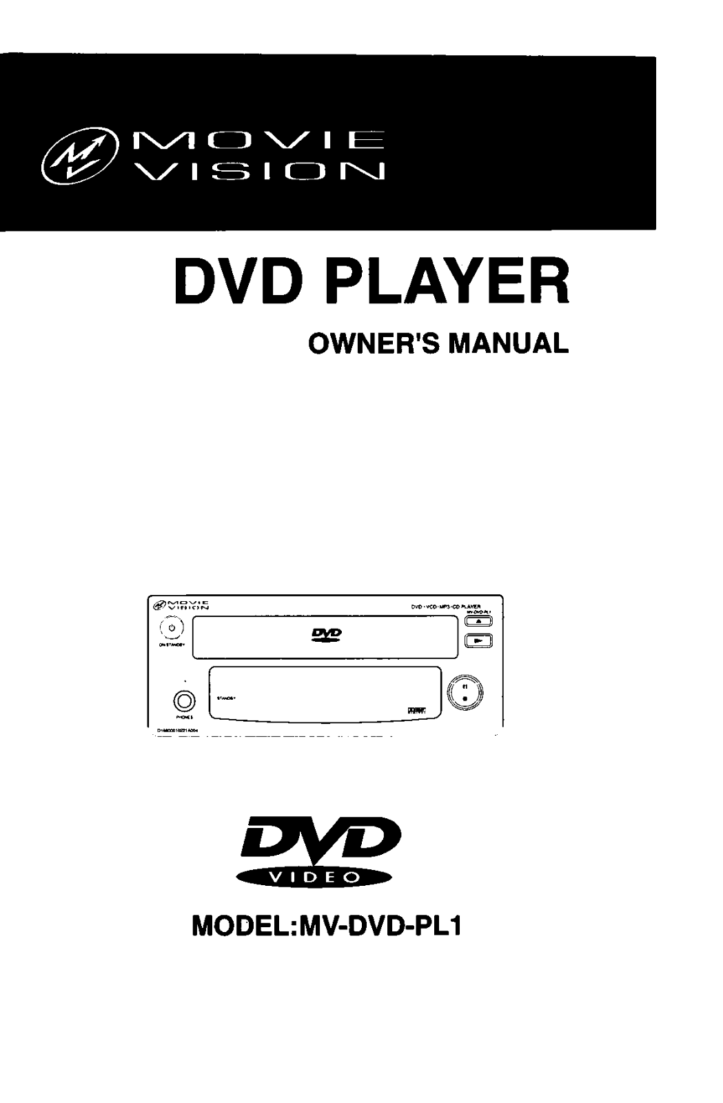 MAGNADYNE MV5000 User's Manual