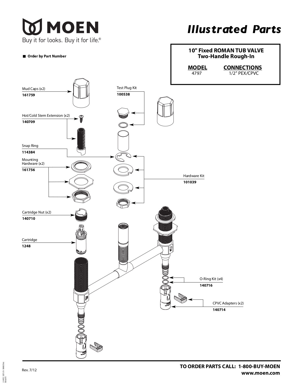Moen MOE6889 Exploded Parts - ManualMachine.com