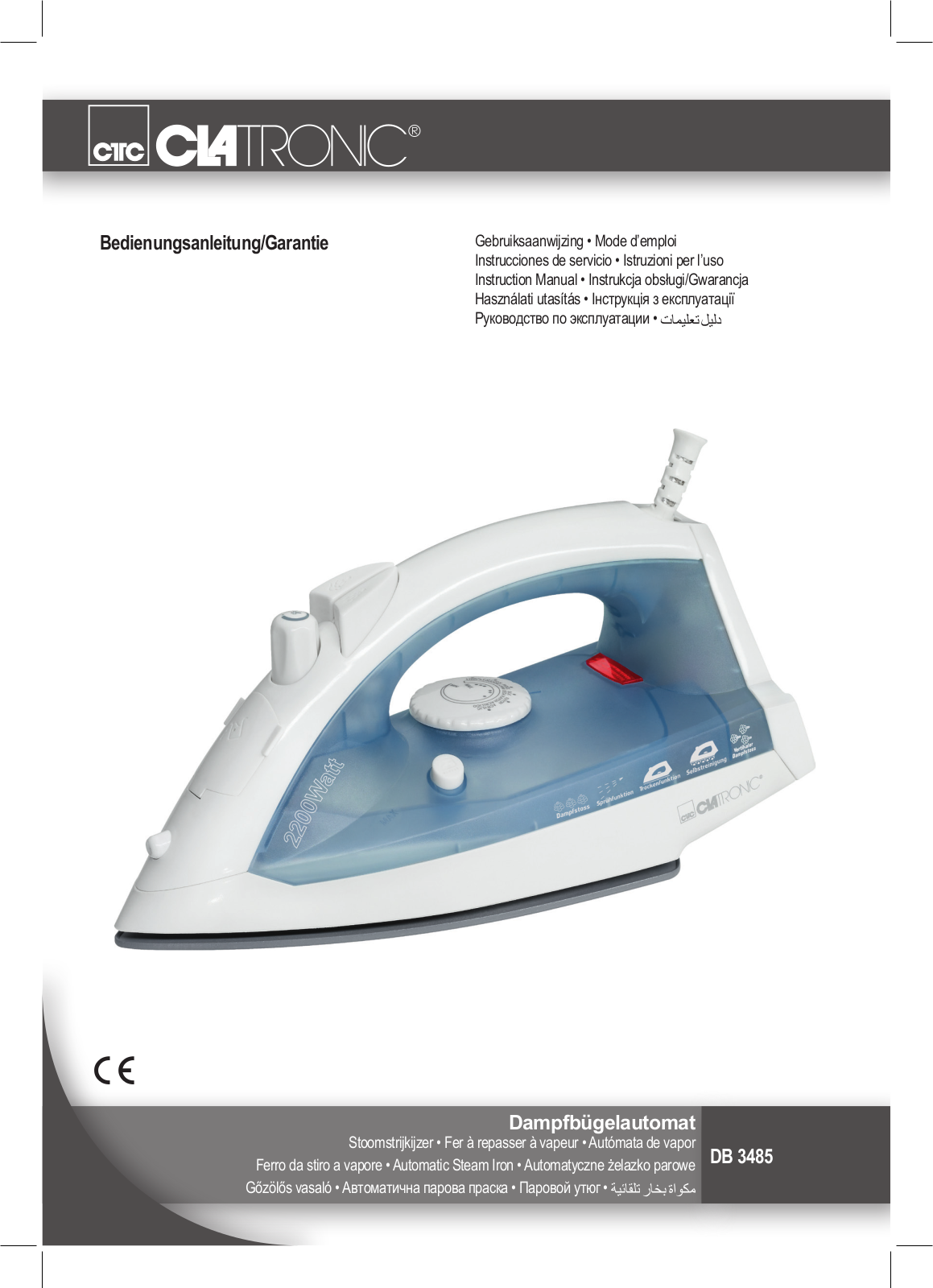 Clatronic DB 3485 User guide