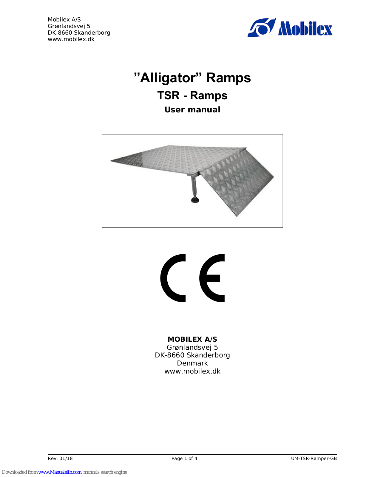 Mobilex Alligator, TSR-130, TSR-140 User Manual