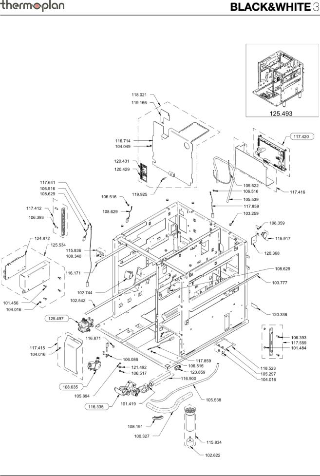 Bunn Coffee Maker BW3-CTMC Parts List