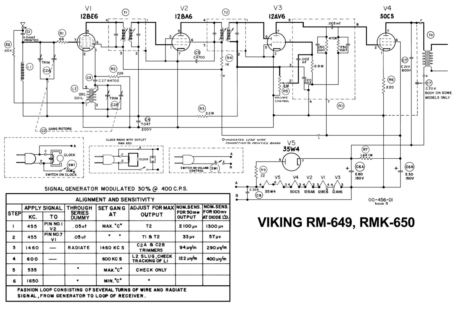 Viking rm649 schematic