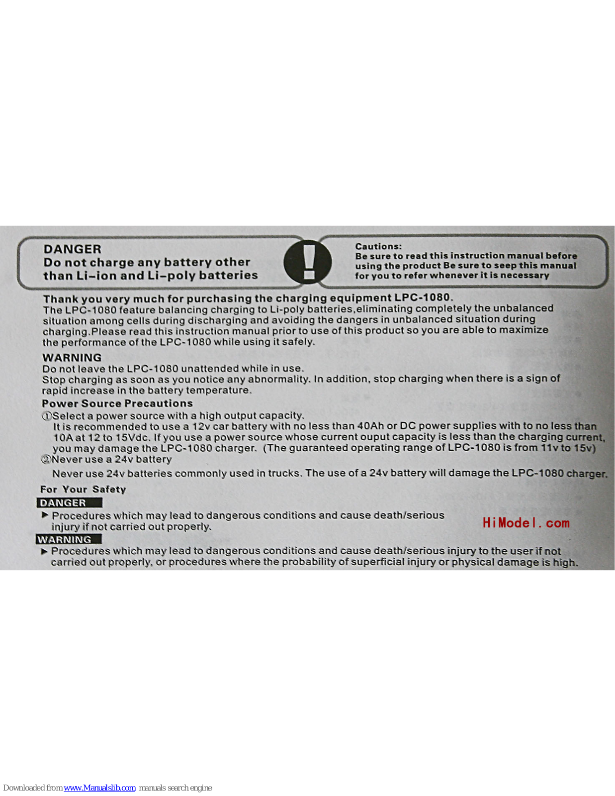 Smart Plus LPC-1080 User Manual - ManualMachine.com