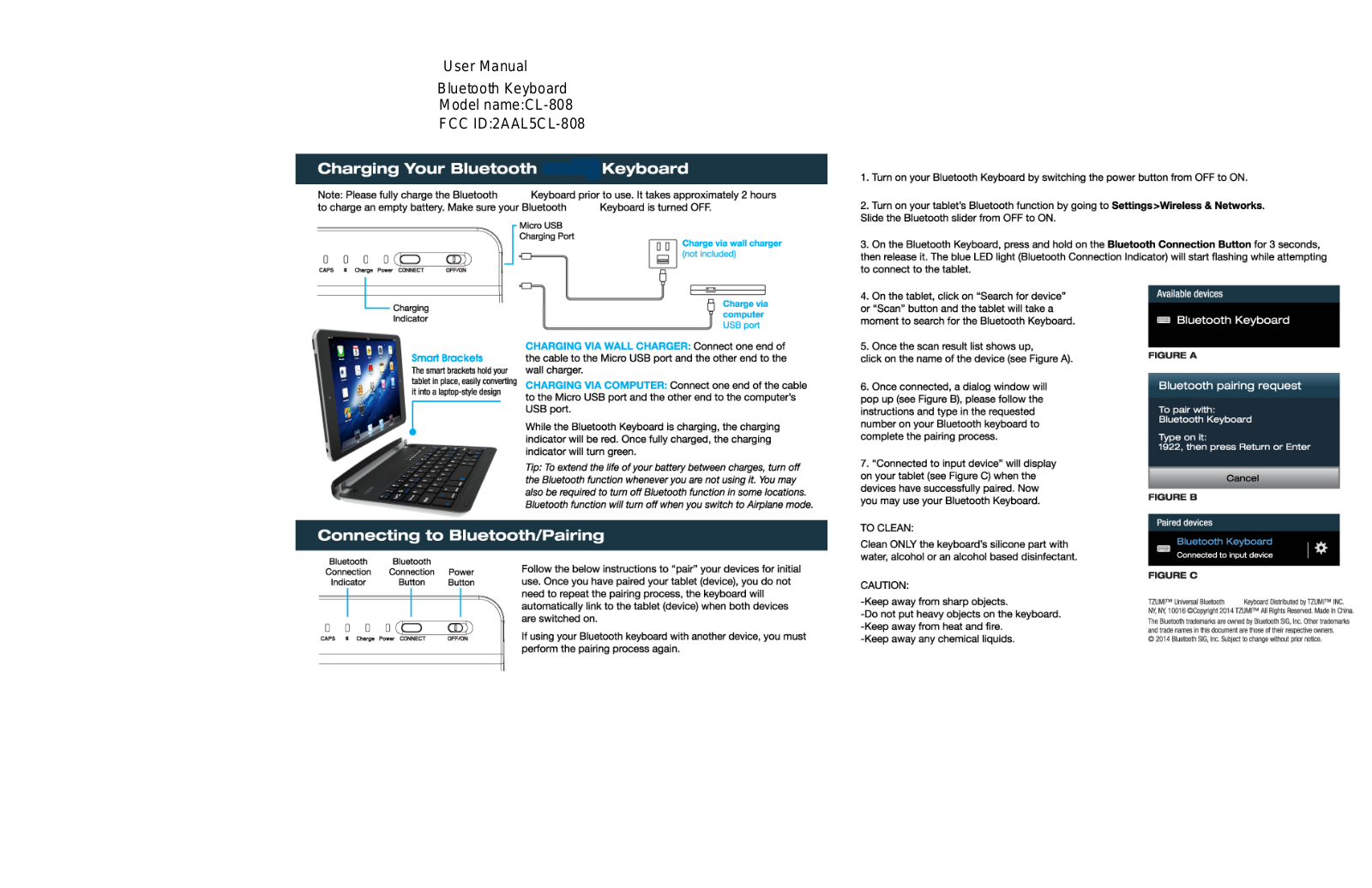 Congli Electronics CL 808 Users manual