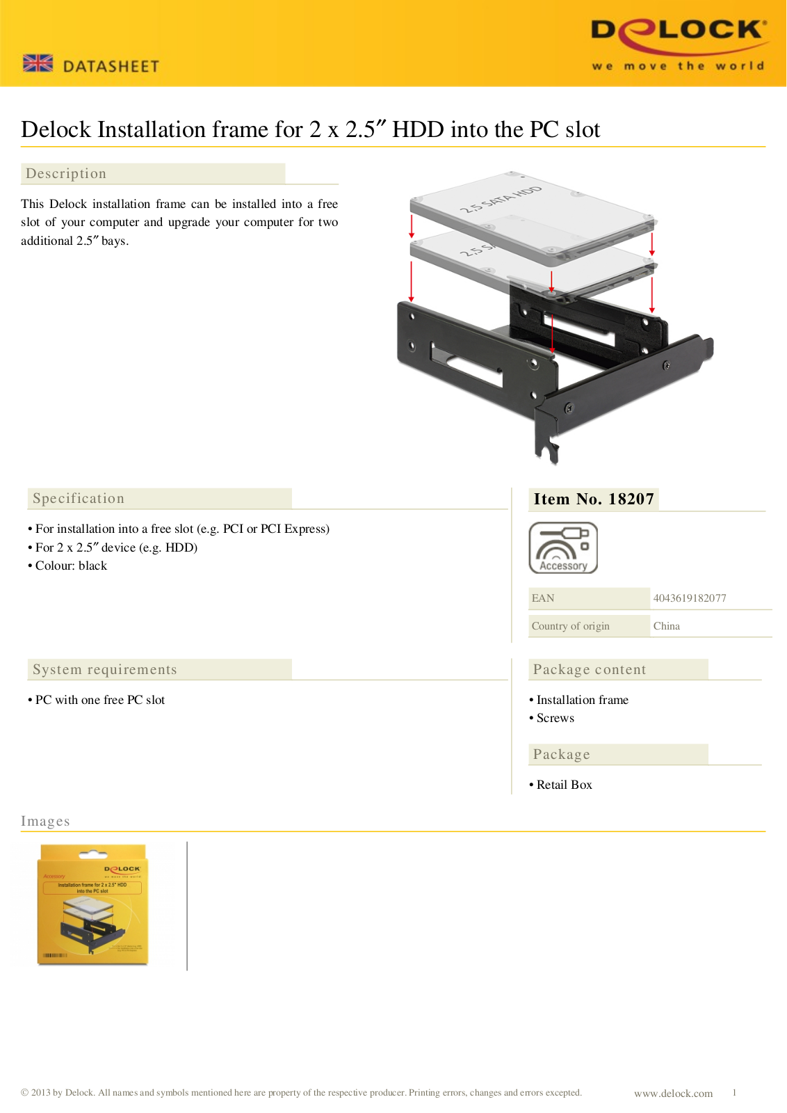 DeLOCK 18207 User Manual