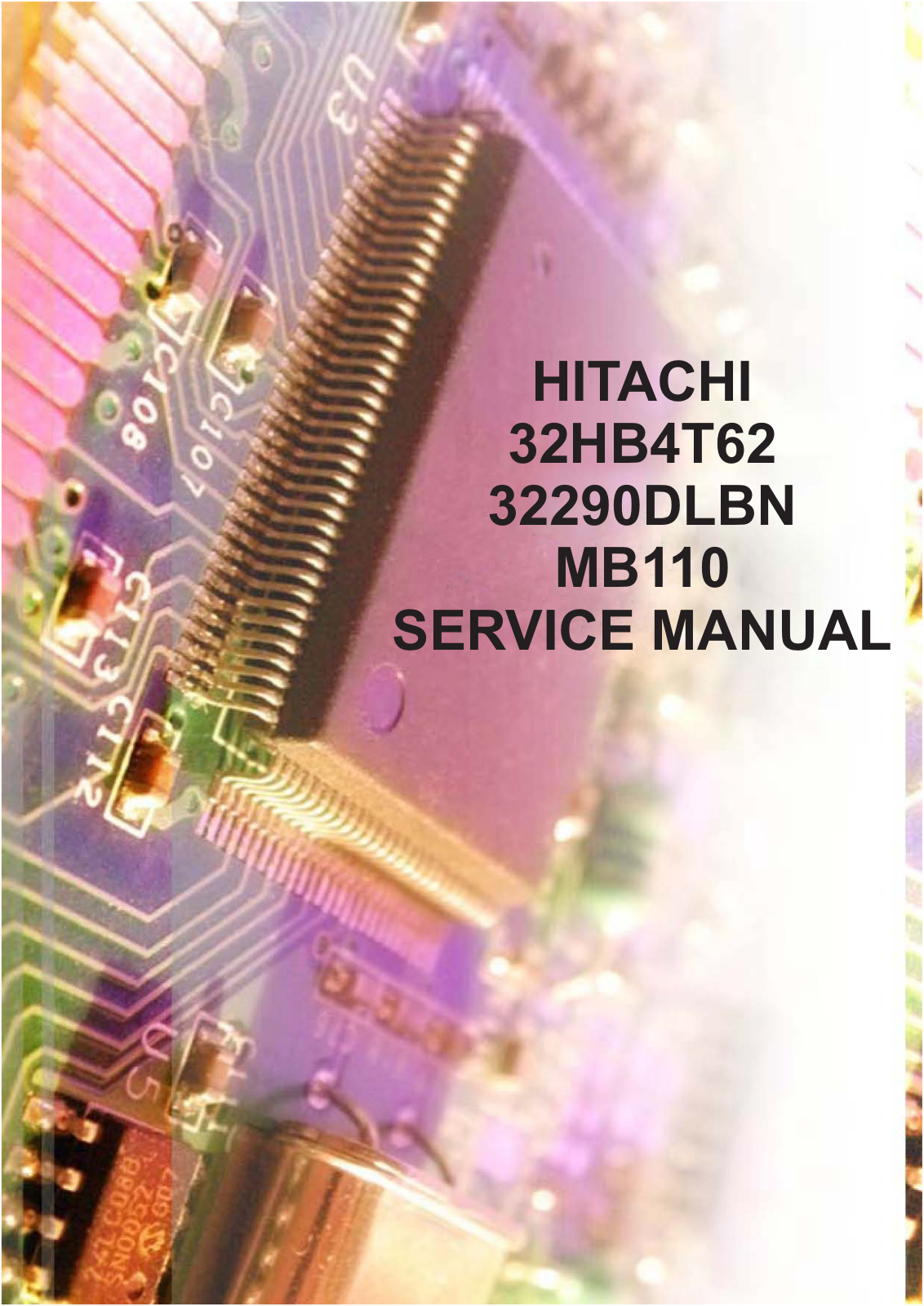 Hitachi 32HB4T62, 32290DLBN Schematic