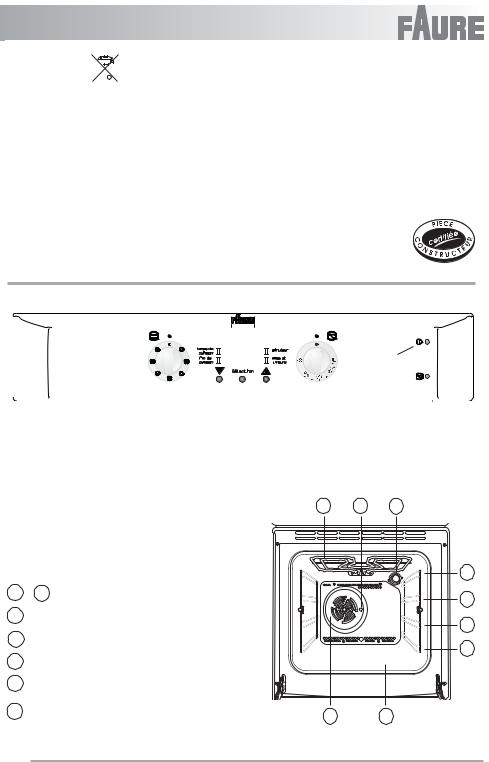 Faure CMCI630W User Manual