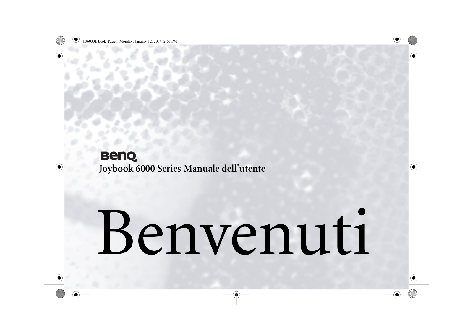 BenQ Joybook 6000 series User Manual