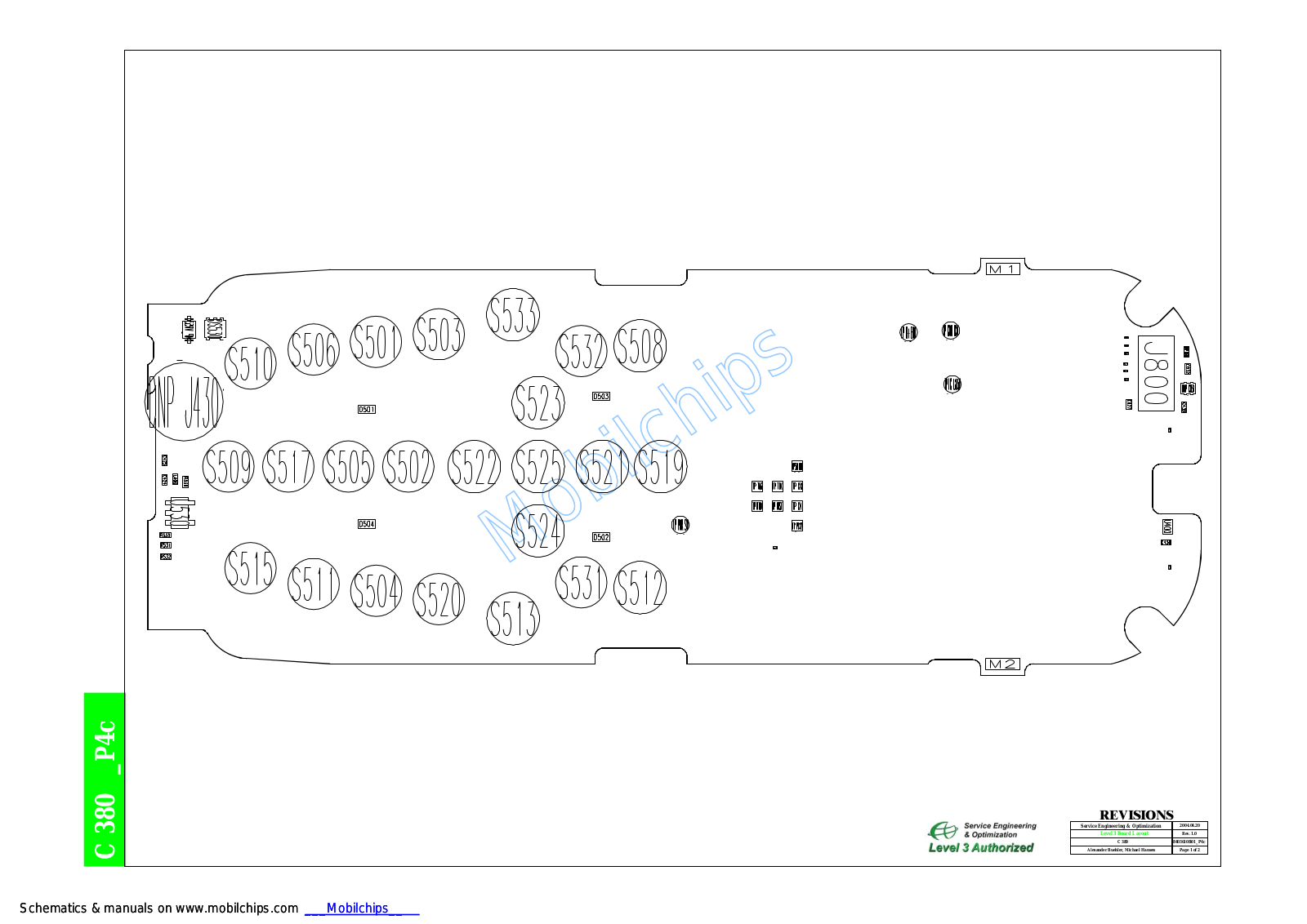 Motorola C380 Schematic