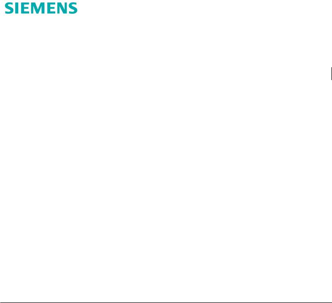 Siemens LC91BUR50 Information sheet