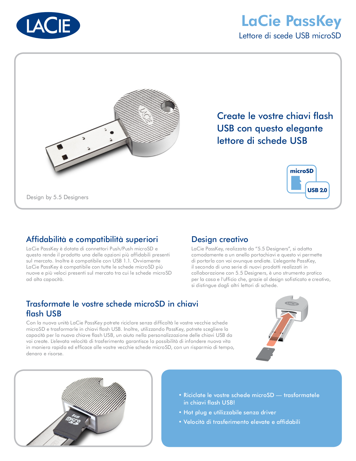 Lacie PASSKEY DATASHEET