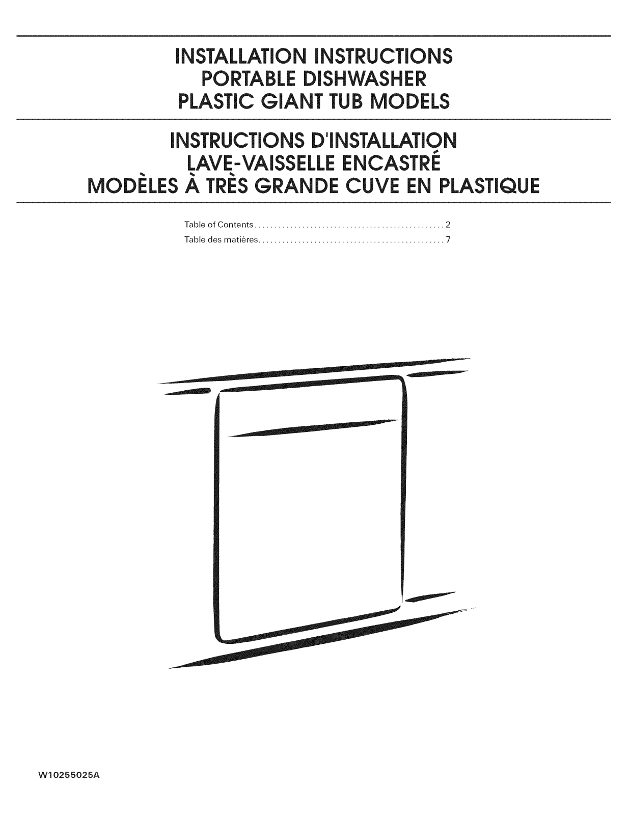 Whirlpool WDP350PAAW5, WDP350PAAW3, WDP350PAAW1, WDP350PAAW2, WDP350PAAB5 Installation Guide - ManualMachine.com