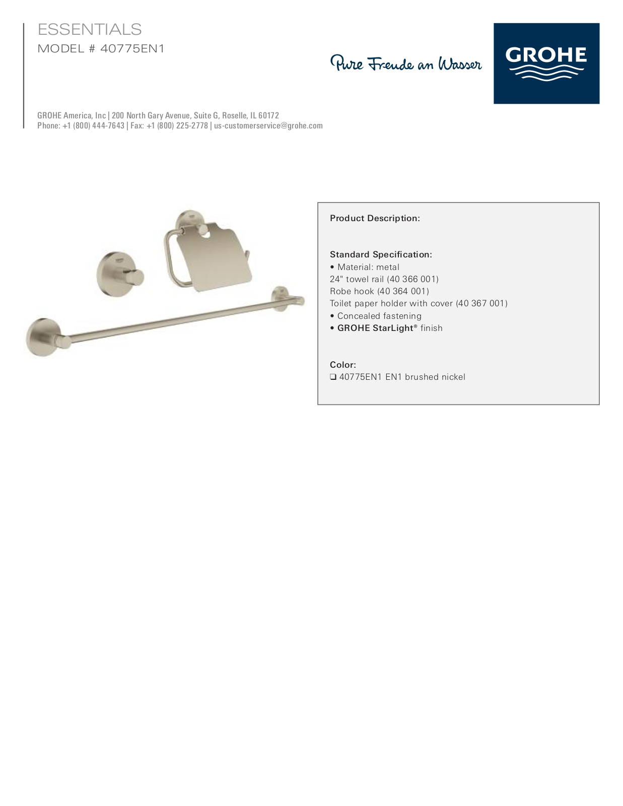 GROHE GRH5388 Specifications - ManualMachine.com