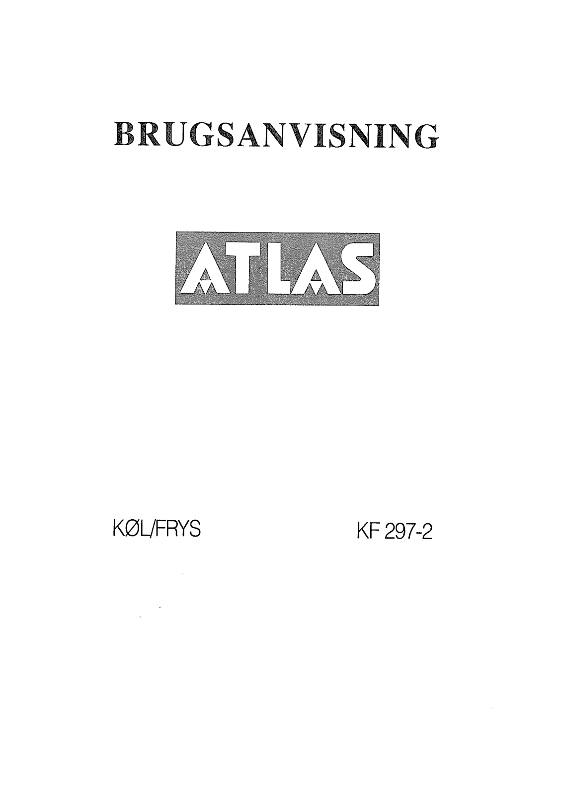 Atlas KF297-2 User Manual