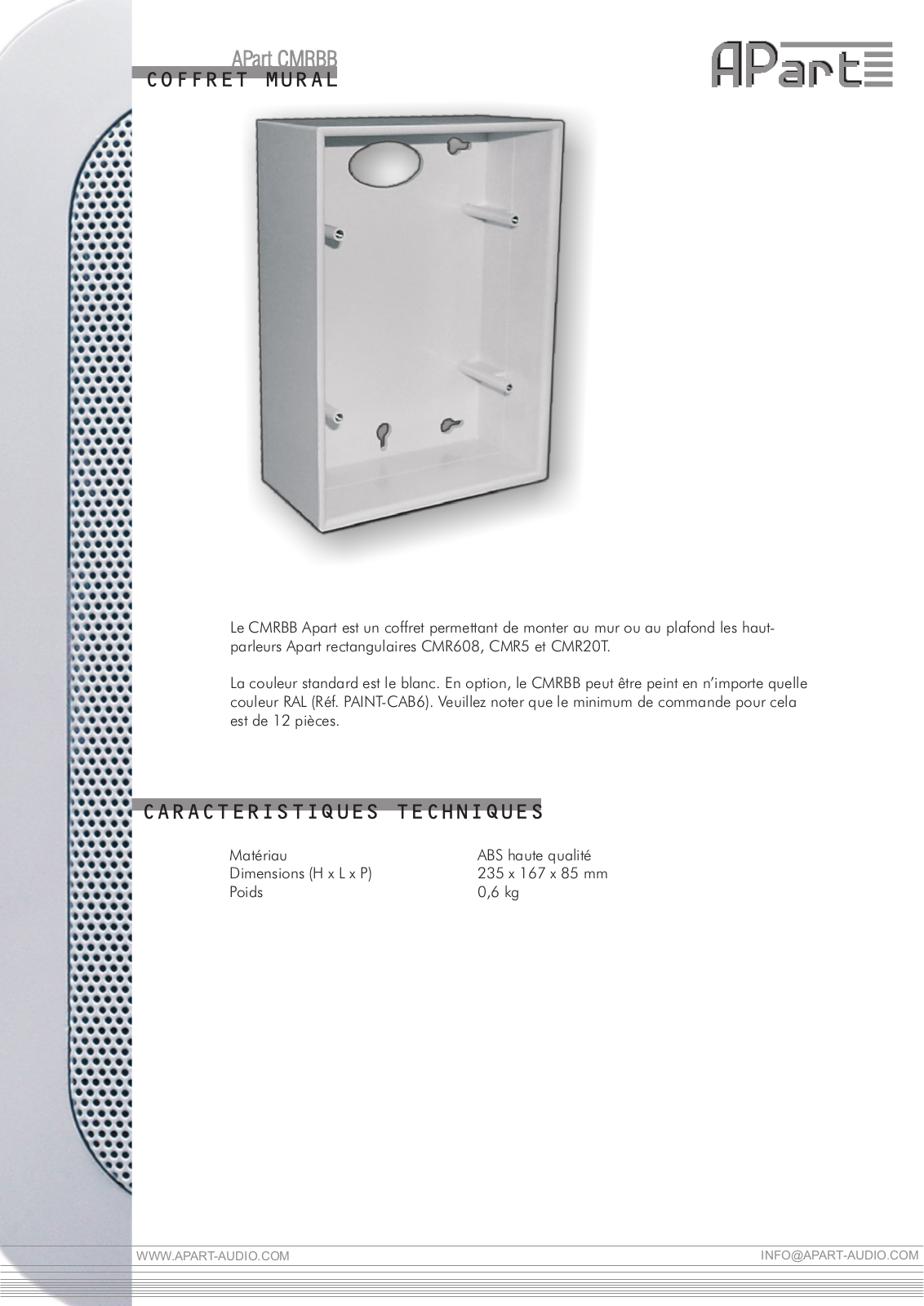 Apart CMRBB DATASHEET - ManualMachine.com