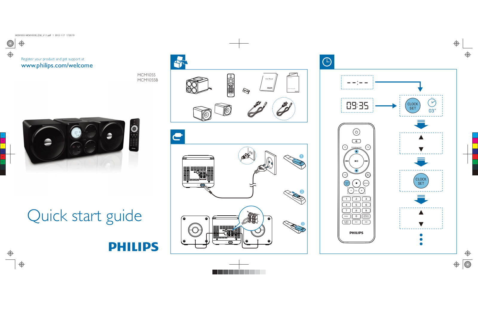 Philips MCM1055, MCM1055B User Guide