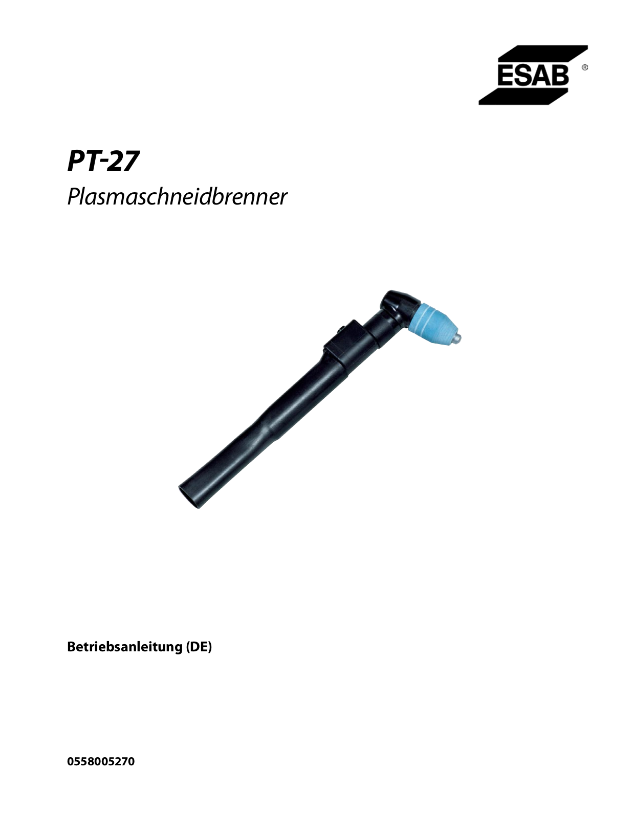 ESAB PT-27 Instruction manual
