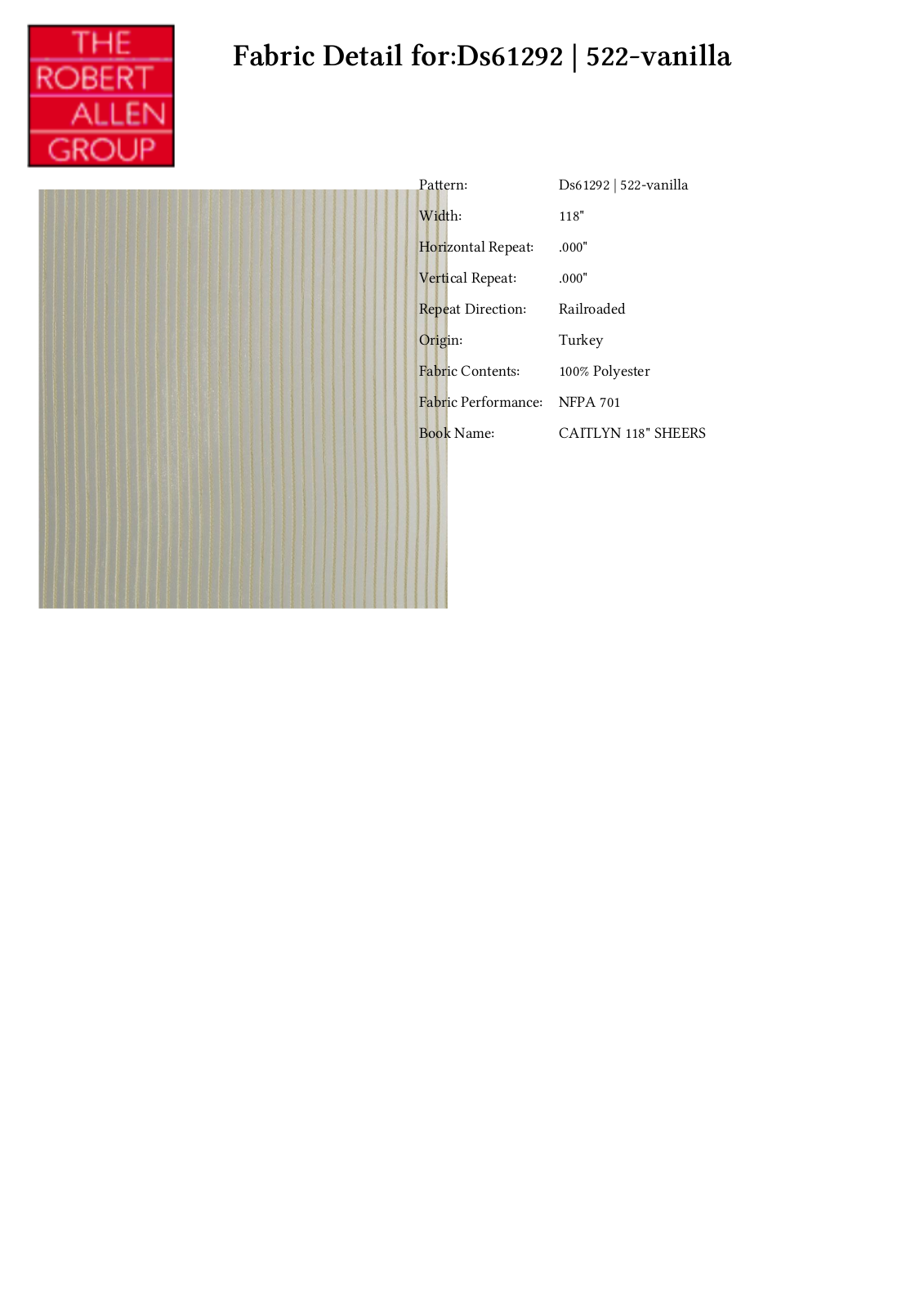 Duralee CRAL7147 Specifications - ManualMachine.com
