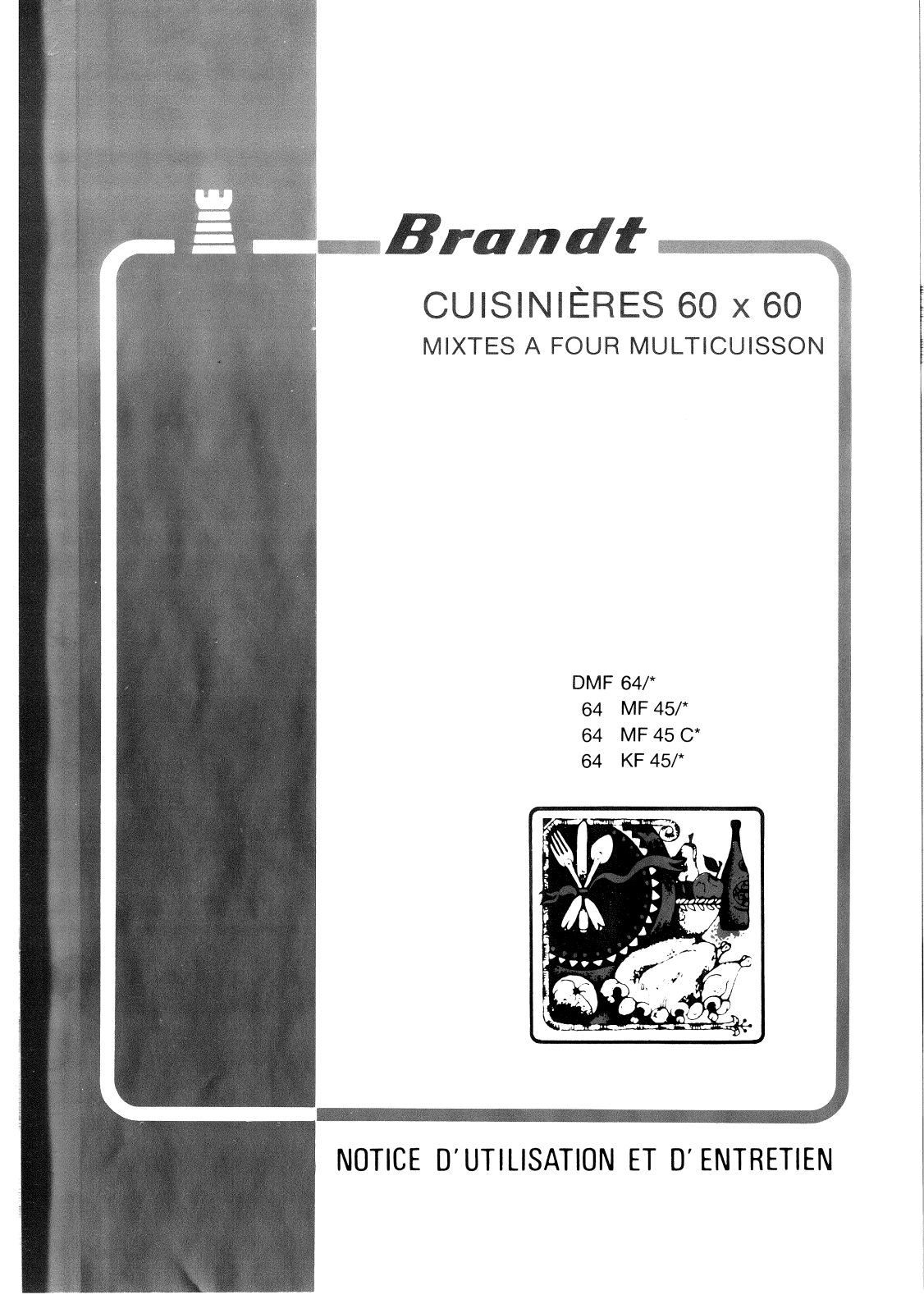 BRANDT DMF64, 64KF45 User Manual
