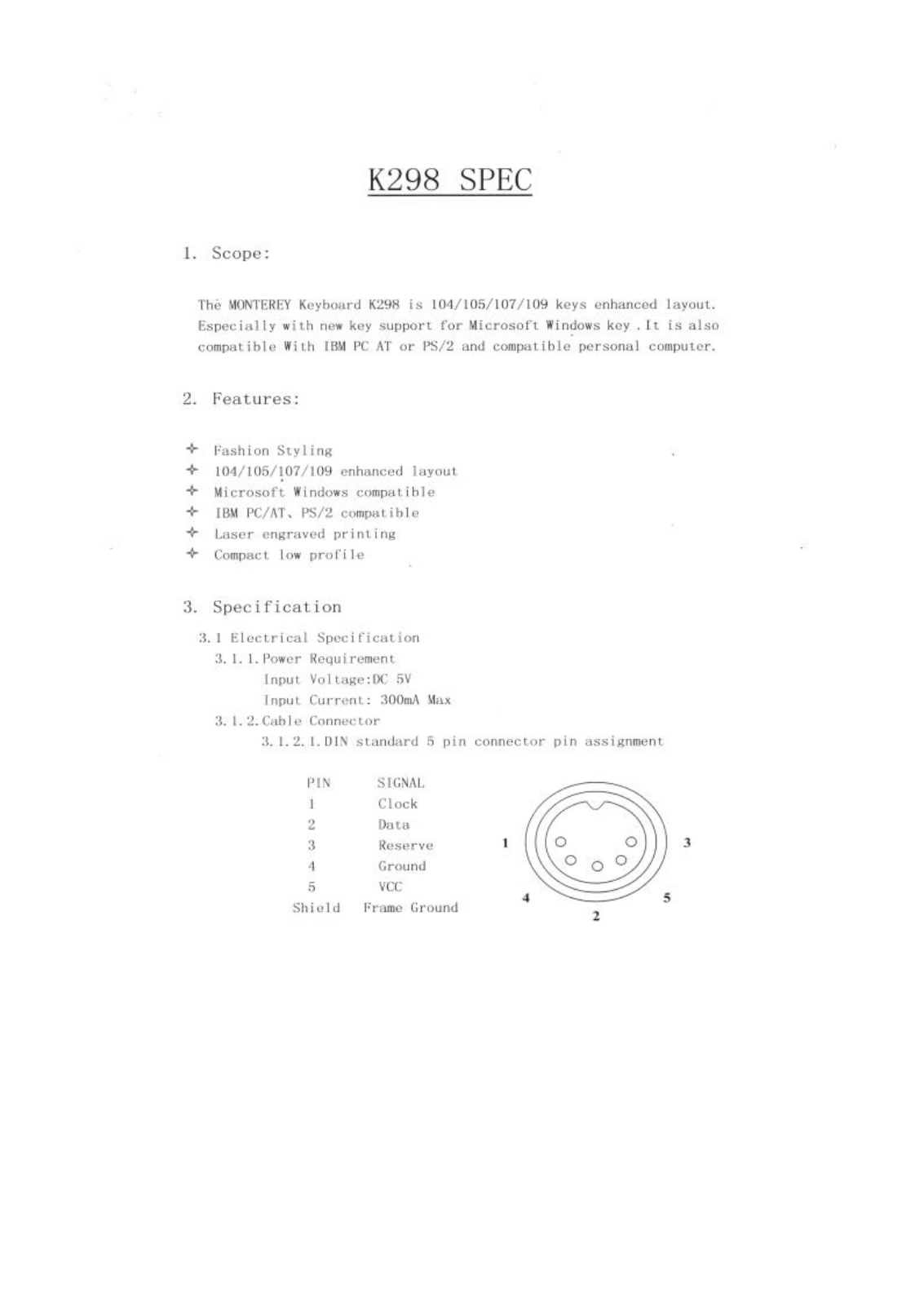 Monterey 46AK298 Users Manual