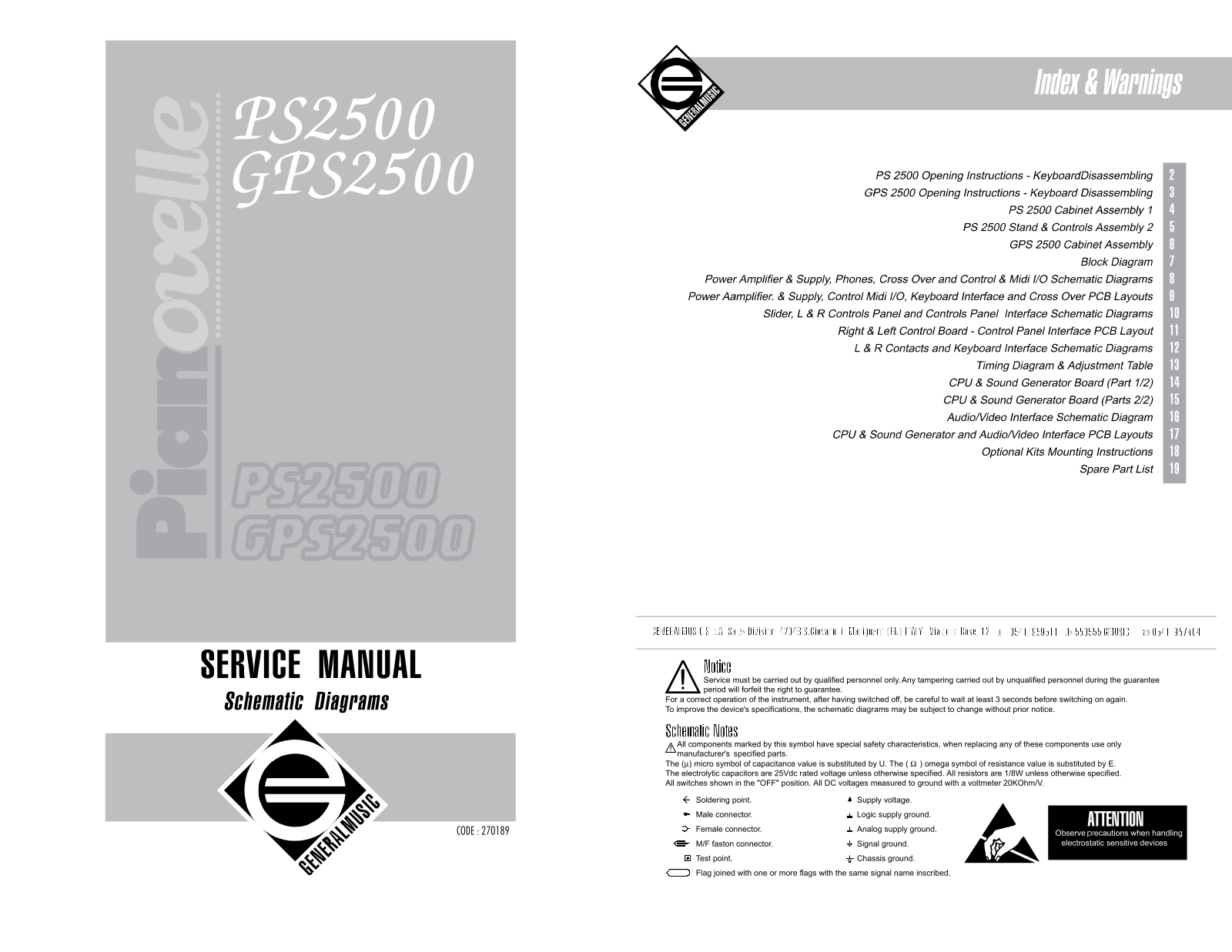 GEM GPS2500, PS2500 Schematics, Upgrades & Parts List - ManualMachine.com