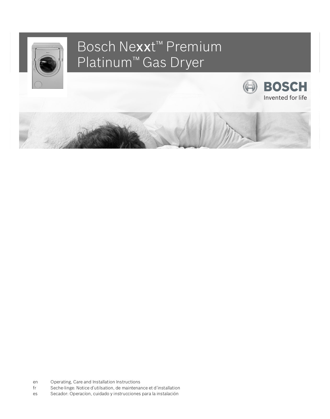 Bosch WTMC 652SUC User Manual