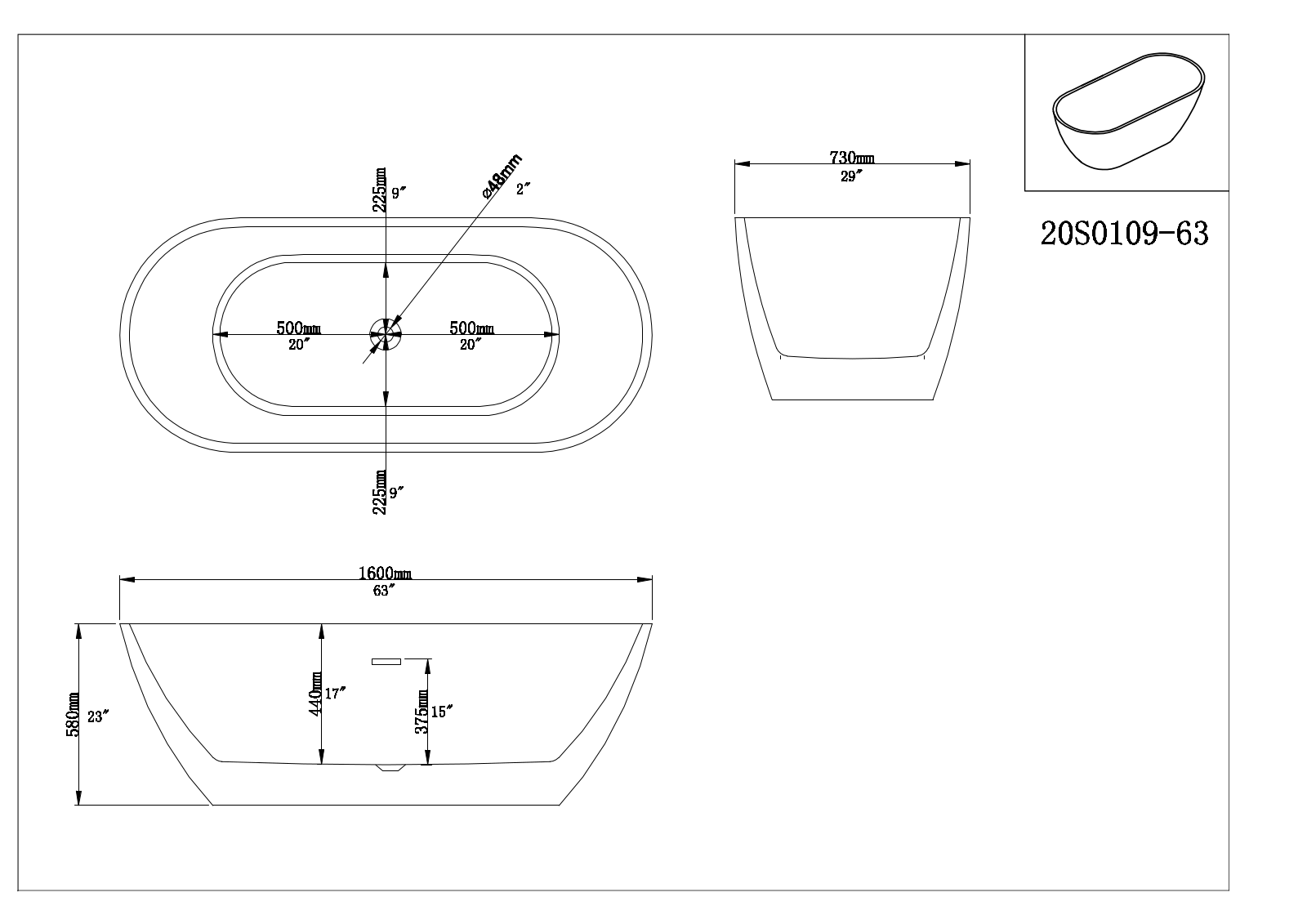 Clovis Goods ERVT1015 Dimensions - ManualMachine.com