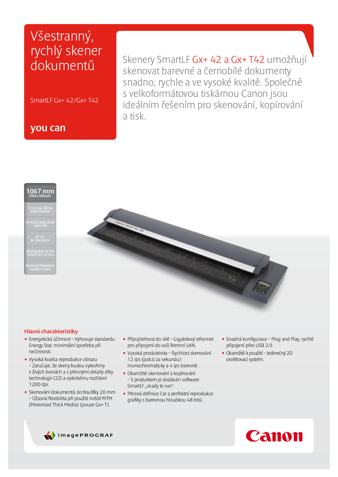 Canon SMARTLF GX 42, SMARTLF GX + T42 BROCHURE