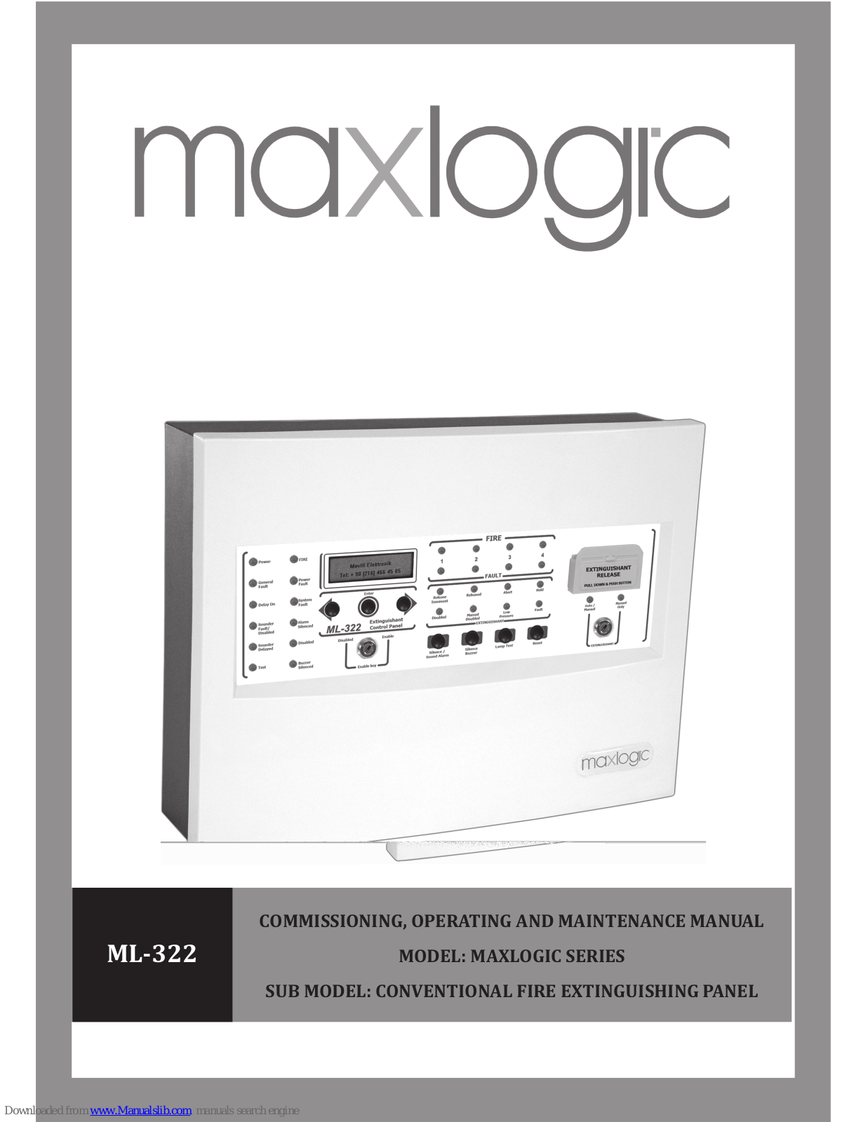 Maxlogic ML-322 Instructions Manual