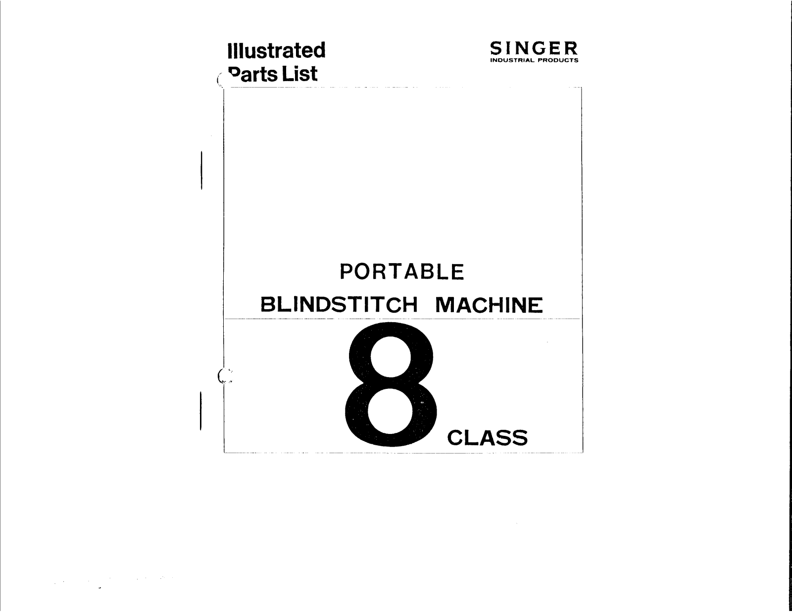 Singer 8 Class User Manual