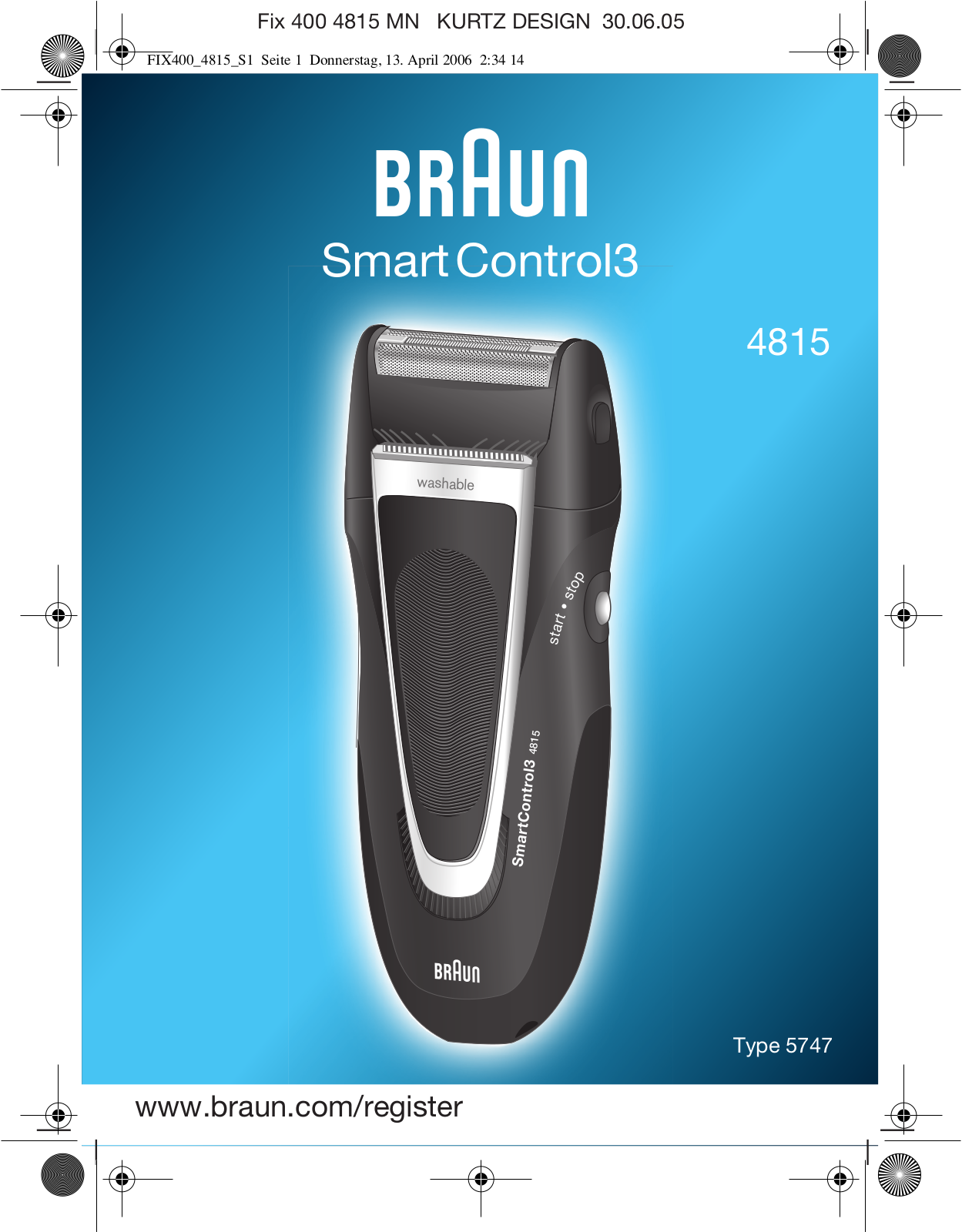 BRAUN 3300 User Manual