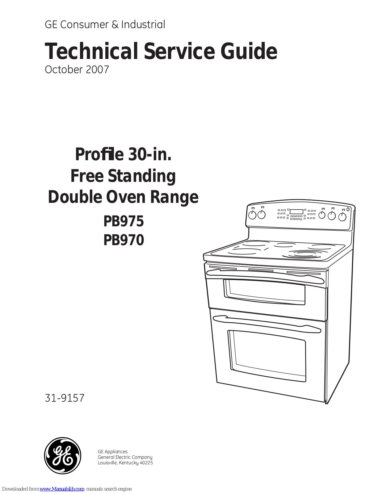 GE Profile PB975, Profile PB970 Technical Service Manual