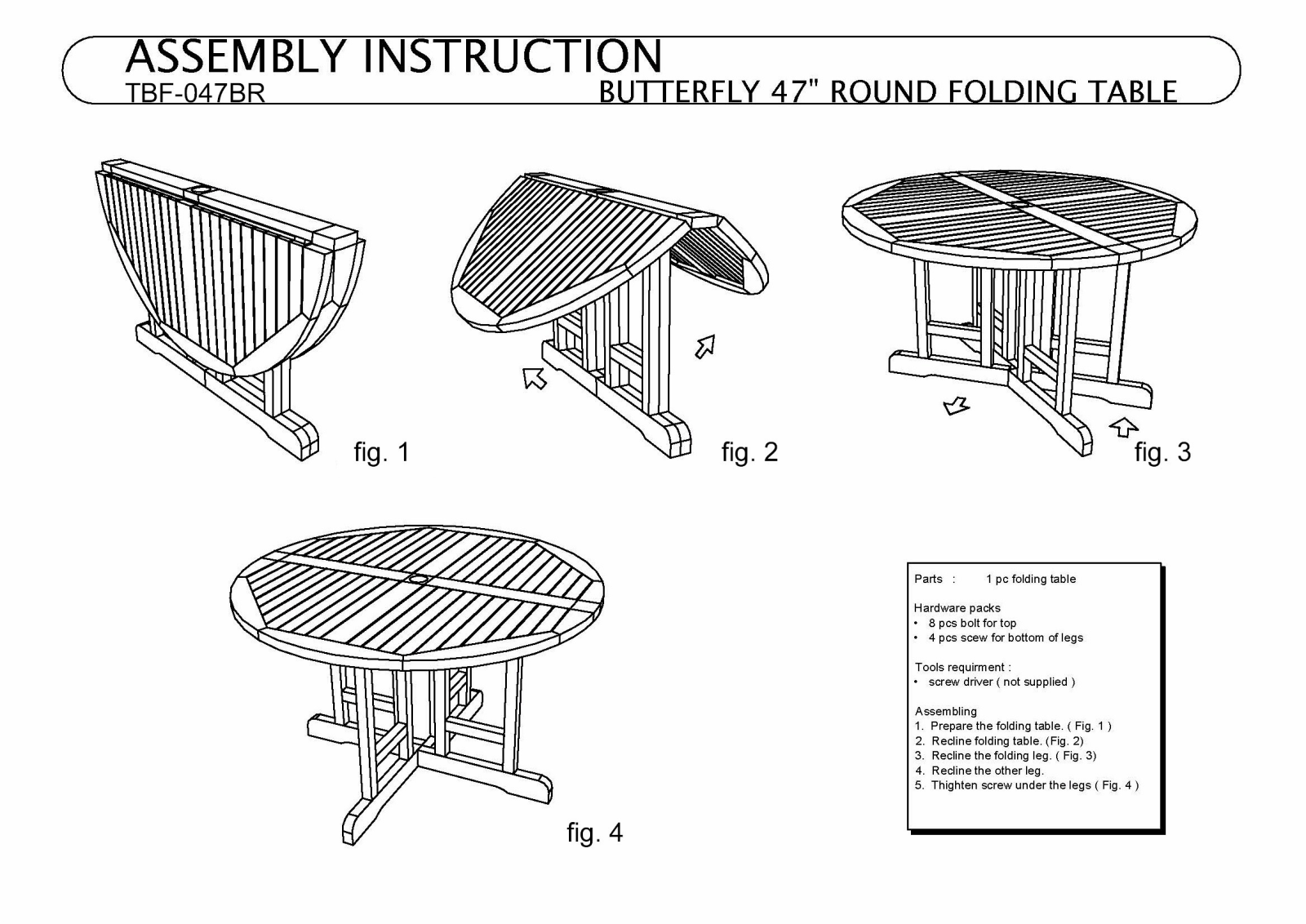 Anderson SET35, TBF047BR, SET34 User Manual