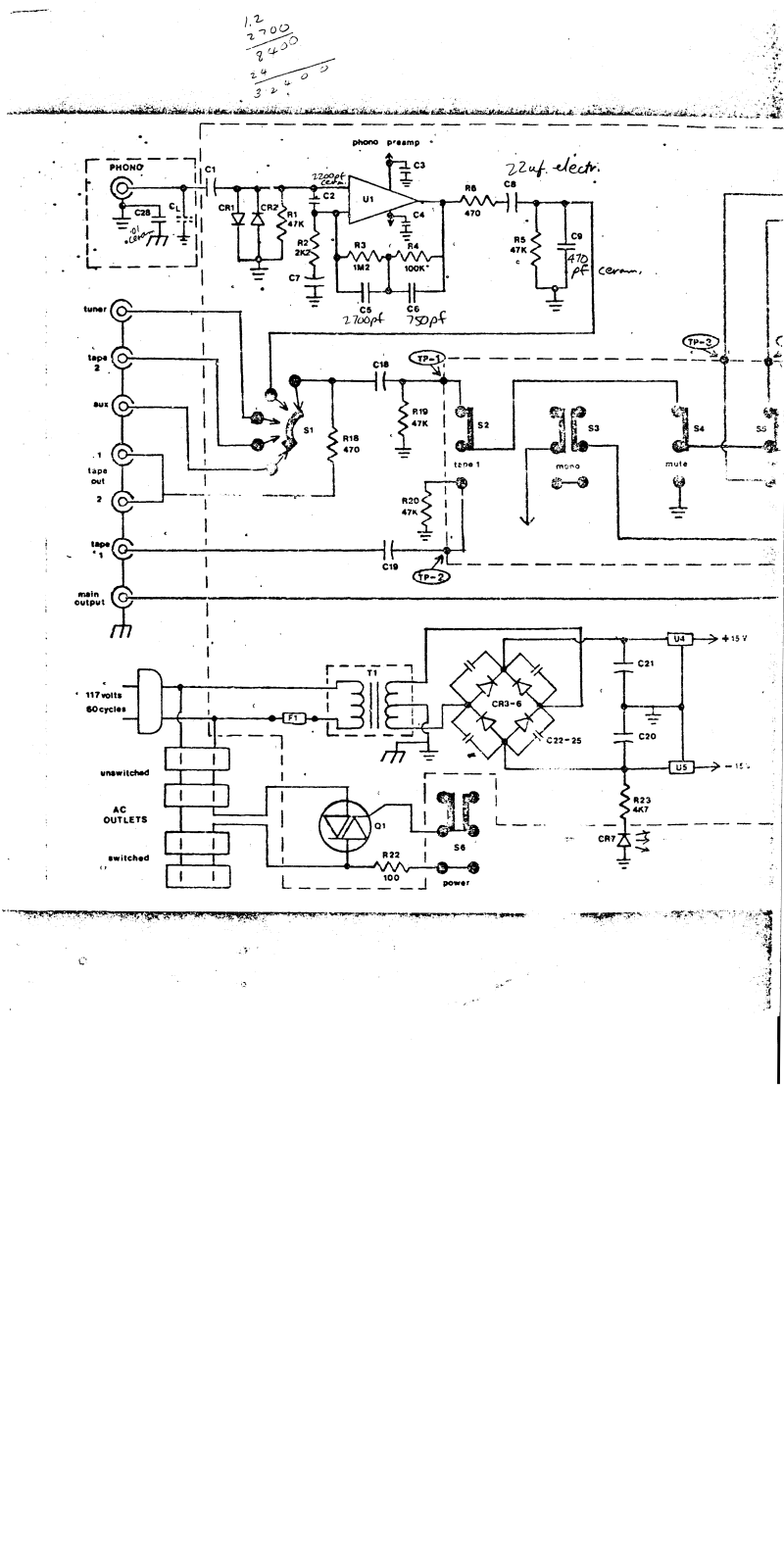 Audio Designs ModelOne Schematic - ManualMachine.com