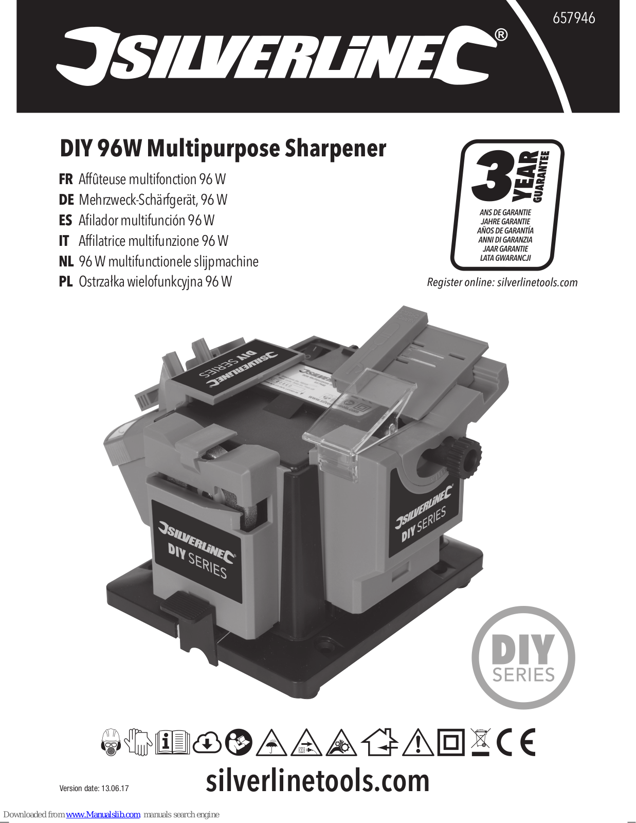 Silverline DIY 96W Original Instructions Manual