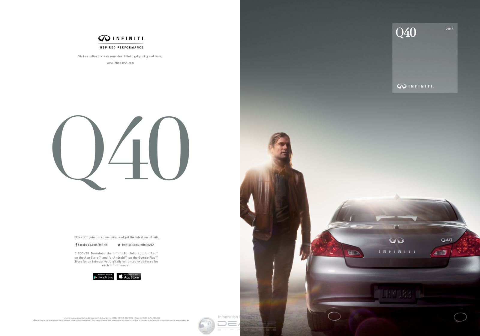 Infiniti Q40 2015 Owner's Manual