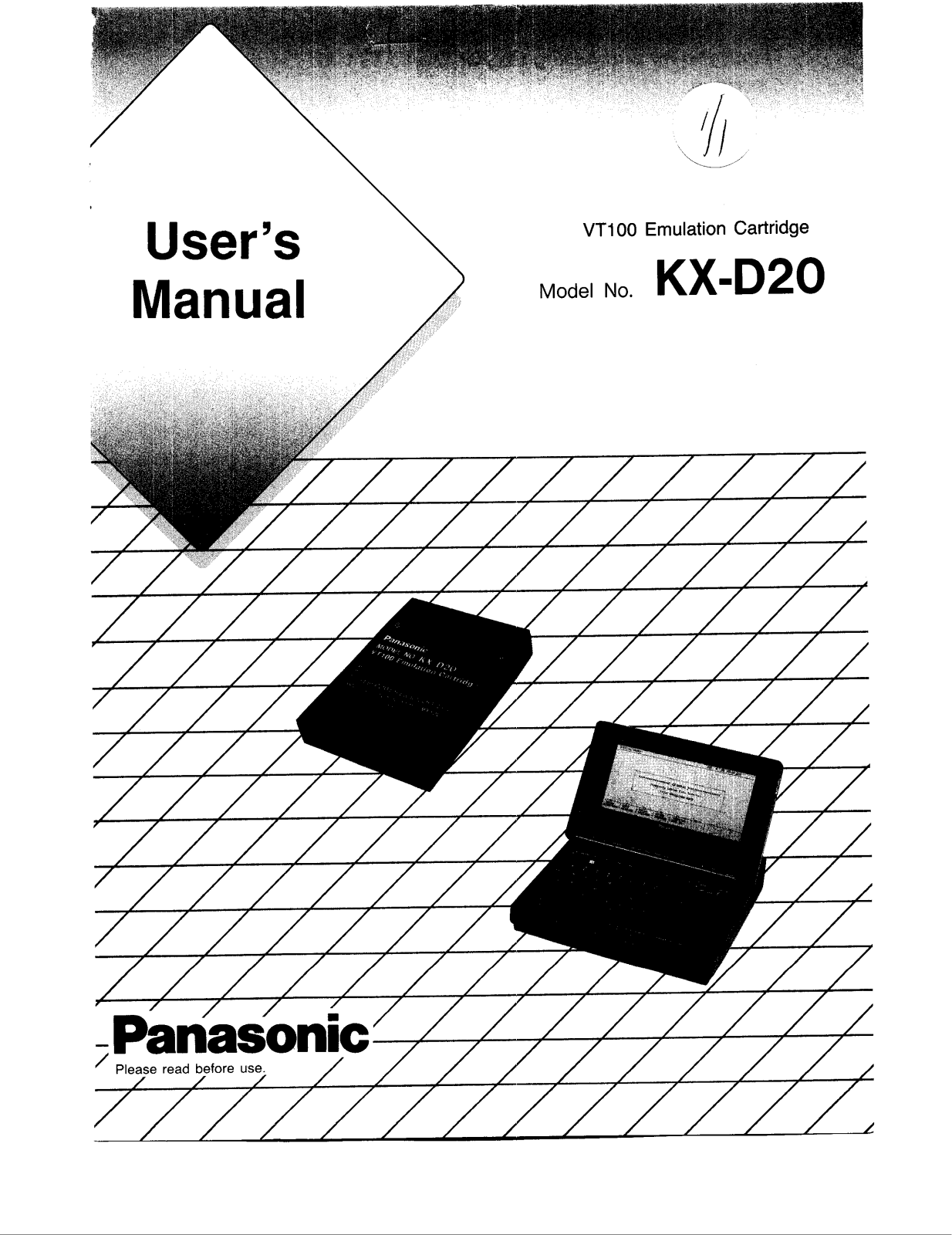 Panasonic KX-D20 User Manual