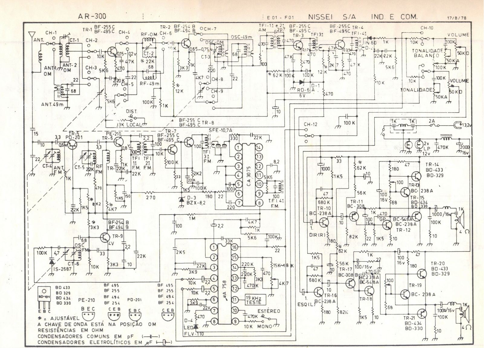 NISSEI AR-300 Schematic