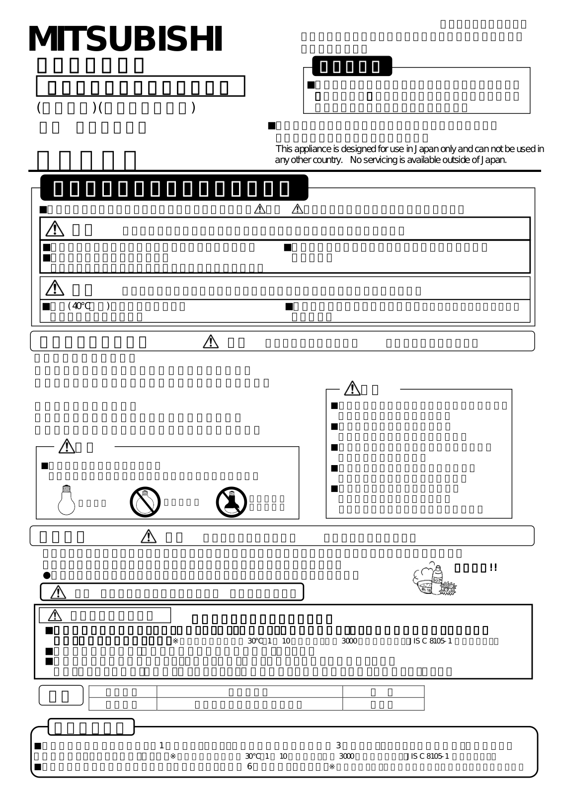 Melco WC1331 User Manual