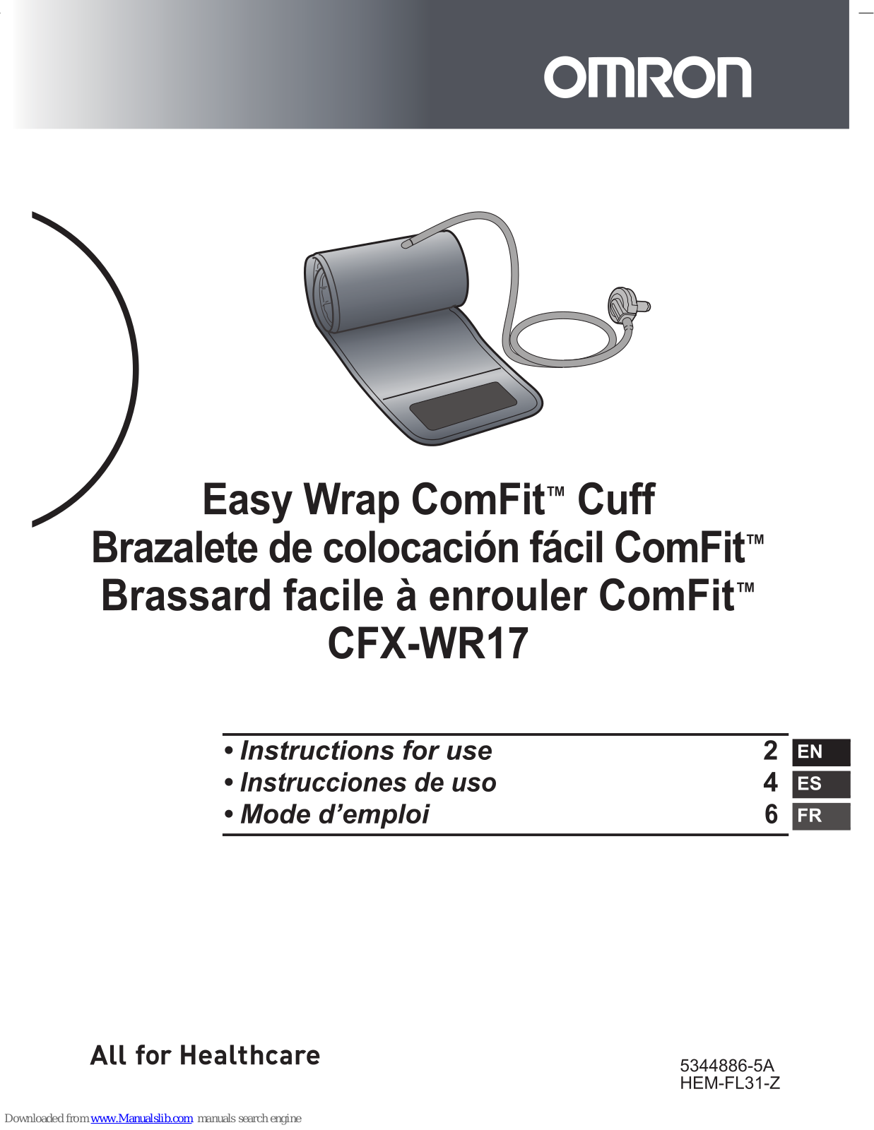 Omron CFX-WR17 Instruction Manual