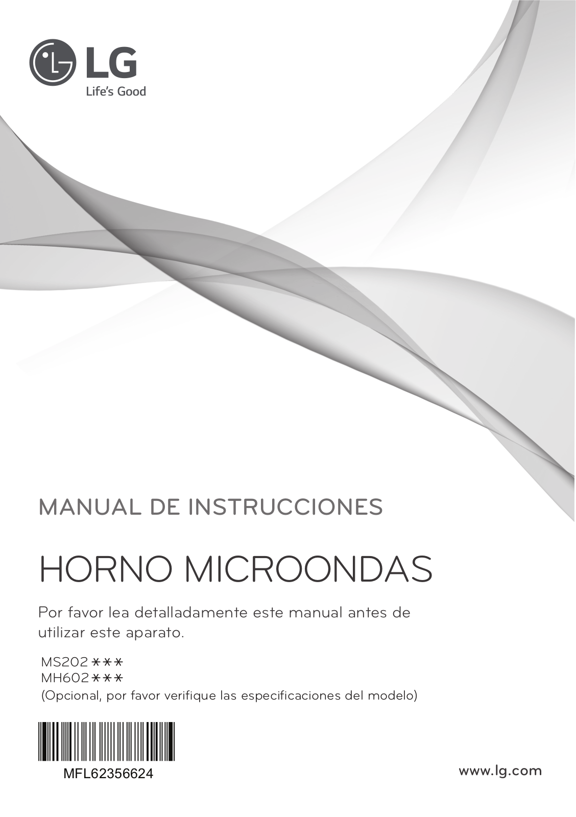 LG MH6024D User Manual