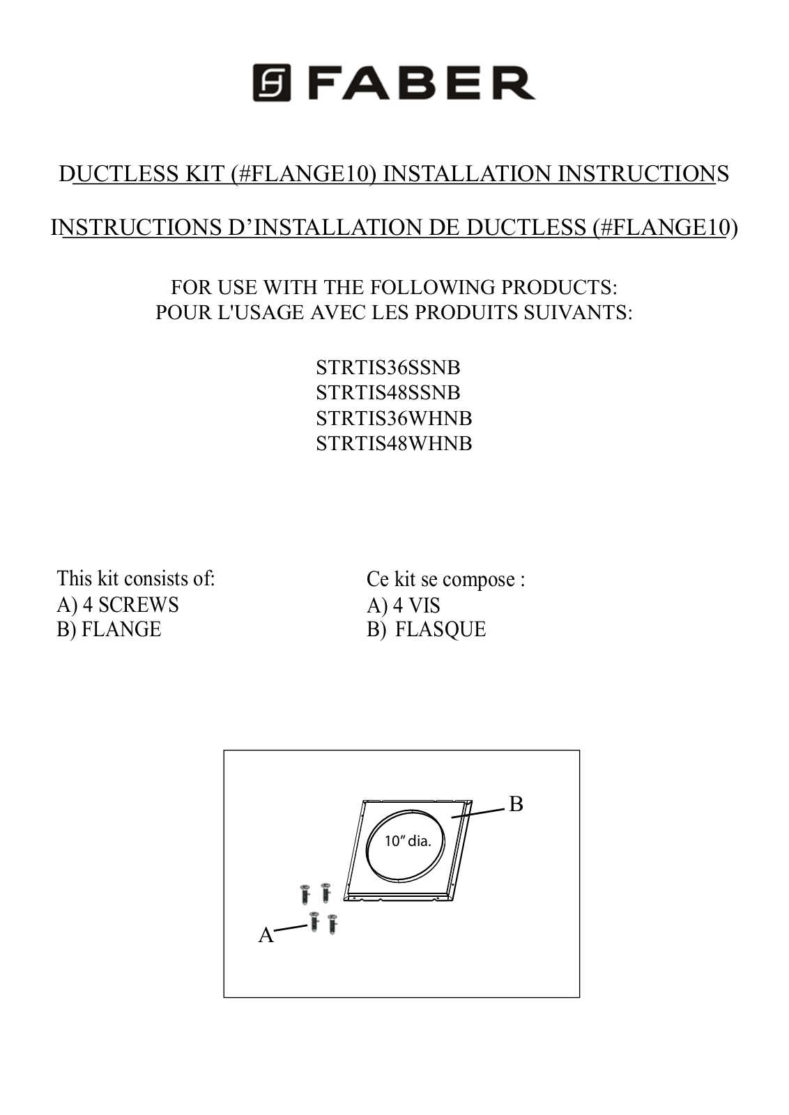 Faber FLANGE10 Installation Instructions - ManualMachine.com