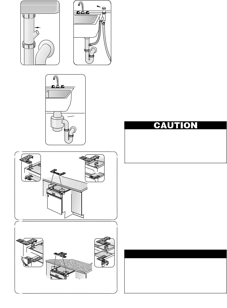 Siemens Dishwasher all models Installation Instructions